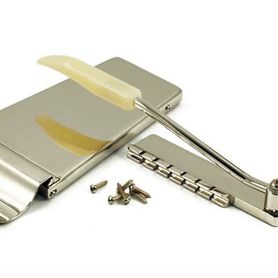 CHROME VIBROLA - WD Long Vibrola Tremolo Tailpiece for Epiphone/Gibson SG, ES, Firebird Guitars. image 2