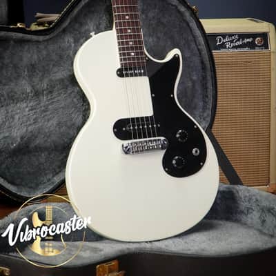 2009 Gibson Melody Les Paul Maker Worn White Nitro Single Cut  w/Hard Case image 2