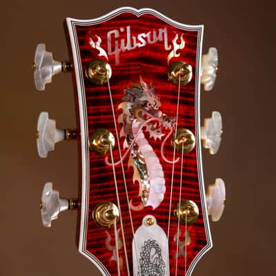 Gibson Les Paul China Dragon Masterpiece Custom Electric Guitar Quilted Maple Fire Tiger image 1
