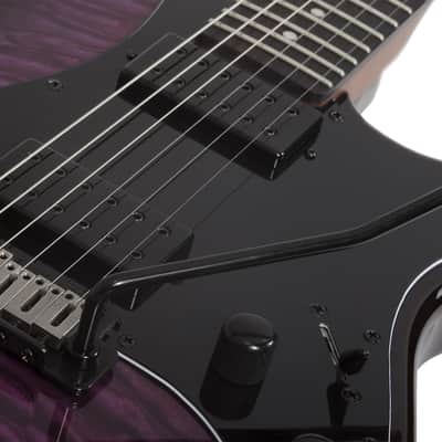 Schecter Traditional Pro Transparent Purple Burst image 7