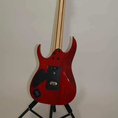 Ibanez Premium RG9 ( RG927 QM )7 String Transparent Red-Quilt Maple Top Ibanez Gig Bag RG7 image 11