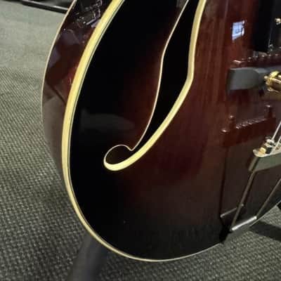 Ibanez Artcore Expressionist AG95QA Hollowbody Electric Guitar - Dark Brown Sunburst image 9