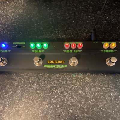 SONICAKE Twiggy Blues Guitar Multi-Effects Pedal 2020s - Black image 1