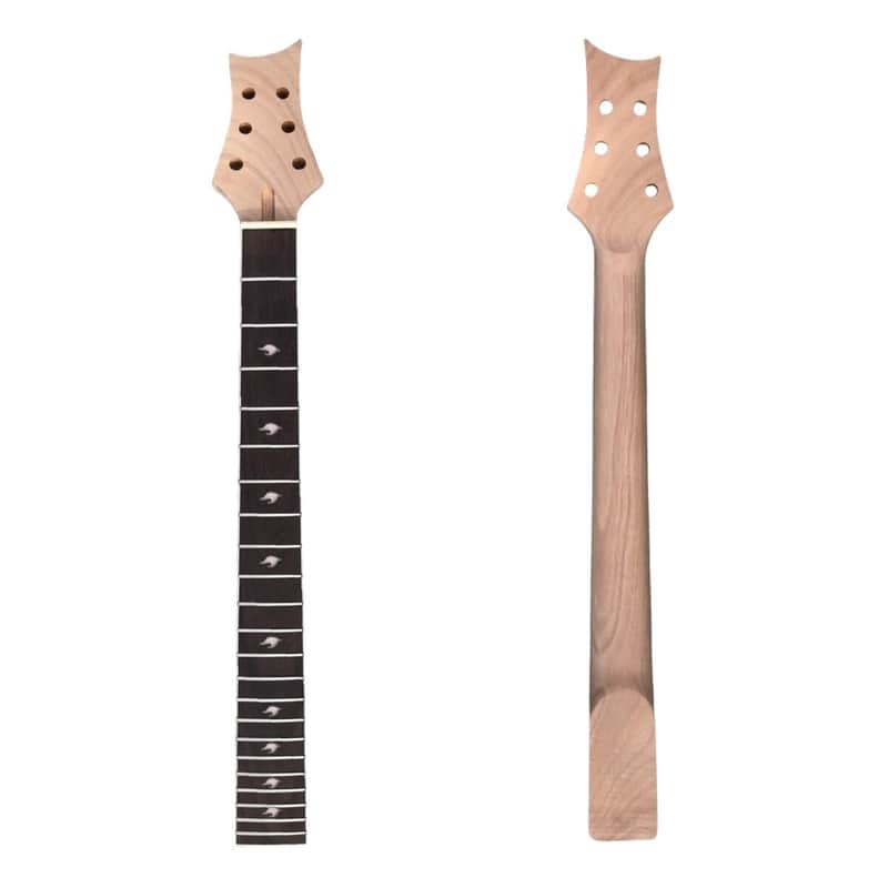 22Fret Mahogany Guitar Neck 25Inch Rosewood Fretboard Bird Inlay Bolt On image 1
