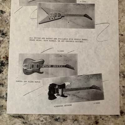 Roscoe Guitars Poster Brochure & More image 7