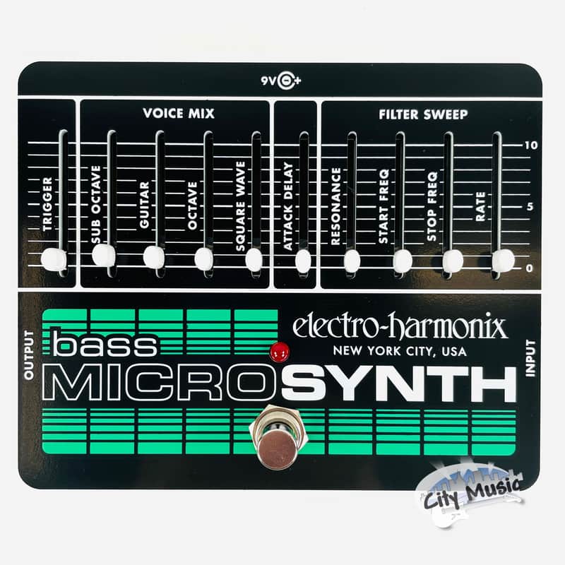 Used Electro-Harmonix EHX Bass Microsynth Analog Micro Synthesizer Pedal image 1
