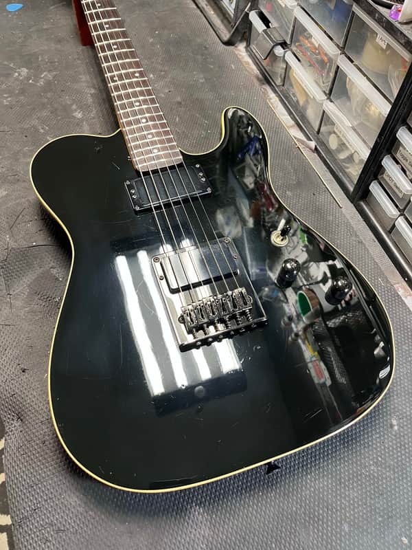Schecter Saturn (PT) Dallas Era Mid '80s Black image 1