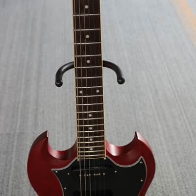 2020 Epiphone SG Classic P90's Electric Guitar - Worn Cherry image 3