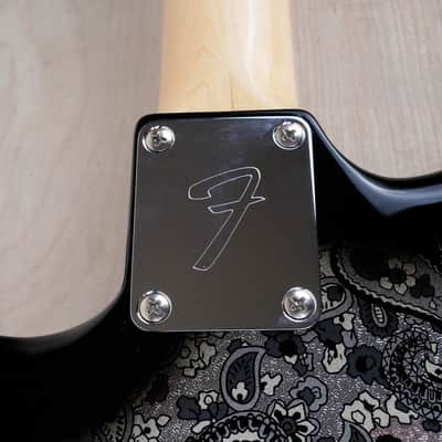 Fender Made in Japan Limited Stratocaster 2025 Black Paisley w/ Bag image 9