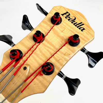 Pedulla Penta Buzz 5 String Bass Fretless 2000 Natural image 16