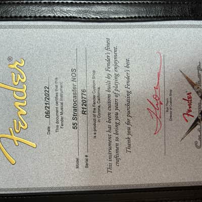 Fender Custom Shop '55 Reissue Stratocaster NOS image 12