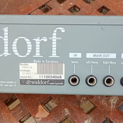 Waldorf Micro Q Rackmount Synthesizer 1999 - 2011 - Yellow image 3