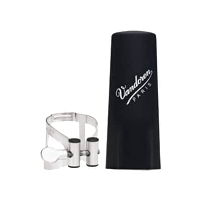 Vandoren M/O Argentée LC51SP Ligature avec couvre-bec plastique pour clarinette Sib image 1