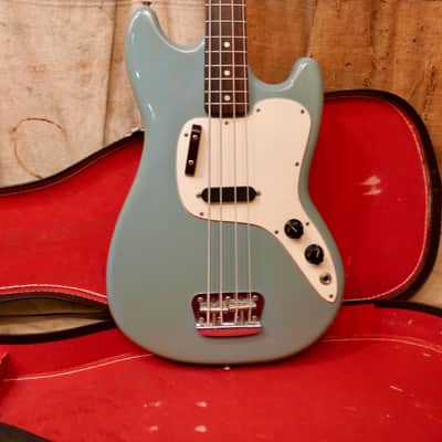 Fender Musicmaster Bass 1975 - Blue image 2