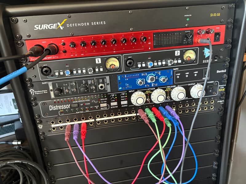 API 3122V 2-Channel Microphone Preamp 2022 - Present - Blue image 1