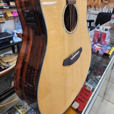 Breedlove Pursuit Dreadnought Ebony Cutaway Acoustic/Electric Guitar 2016 - Gloss Natural image 4