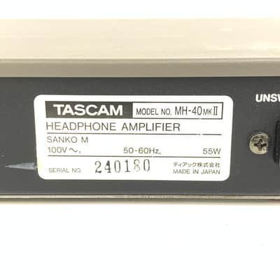 TASCAM MH-40 MK II 4 Channel Rack Headphone Amplifier Studio Hi-Fi Grade Cream #2 TGHM image 9