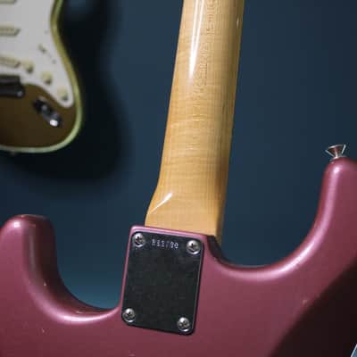 Fender CS Masterbuilt 63 Stratocaster Closet Classic by Greg Fessler 2015 - Burgundy Mist image 17
