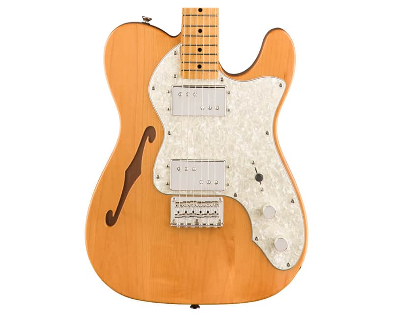 Squier Classic Vibe '70s Telecaster Thinline - Natural w/ Maple FB image 1