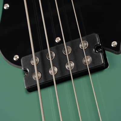Cort GBSHORTSCALEFGRB Poplar Body Roasted Maple C Shape Neck Short Scale 4-String Electric Bass Guitar w/Gig Bag image 6