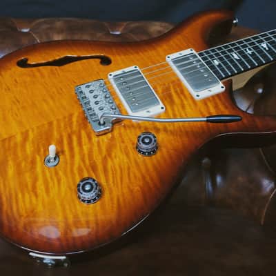 PRS CE 24 Semi-Hollow Burnt Amber Sunburst image 1