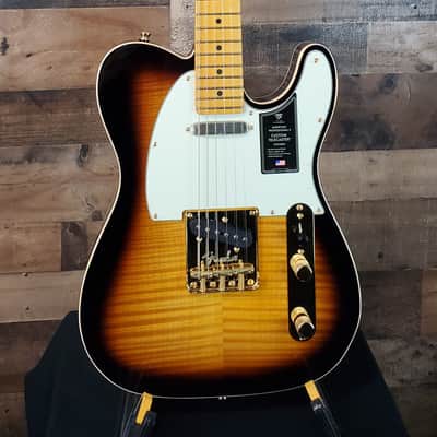Fender 75th Anniversary American Professional II Custom Telecaster Electric Guitar 2-color Sunburst 359 image 10