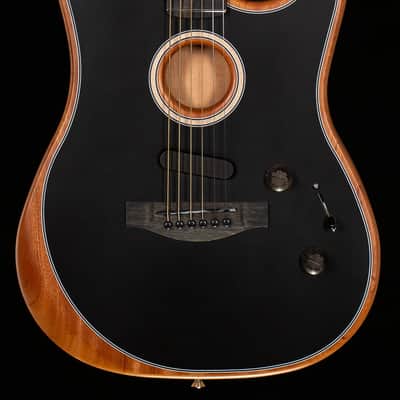 Fender American Acoustasonic Stratocaster Black (244) image 3
