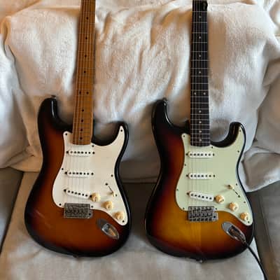 1993 Fender “ExTrad” Custom Edition '62 Stratocaster ST62-120 Sunburst Nitro w/ USA Pickups & Case, MIJ Custom Shop image 13