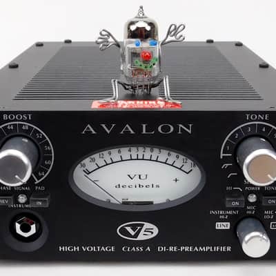 Avalon V5 Black Mic Preamp Instrument D.I.-Re-Mic + Wie Neu + 1,5 Jahre Garantie image 4