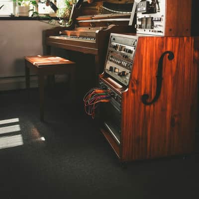 Munstre 14u COMRADE Sidecar - recording studio - angled workstation - rack gear - side car 10u 20u image 2