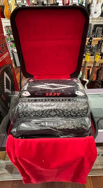 Hohner Aces Accordion F Bb Eb With Case Brand New image 1