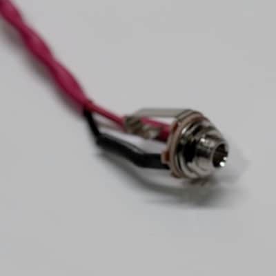 Wiring Harness for Single Cab / 2x12 / 2x10 with "Parallel" Connection, Vintage Style Speaker Cable, Switchcraft 1/4” Input Jack, .205” Spade Terminal (bare ends available) 18AWG Black/Red, 24/30/36 inches (2/2.5/3 ft) or any other custom length image 2