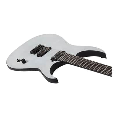 Schecter KM-6 MK-III Keith Merrow Legacy 6-String Right-Handed Electric Guitar with Ebony Fretboard and Ultra-Thin ‘C’ Neck (Transparent White Satin) image 2