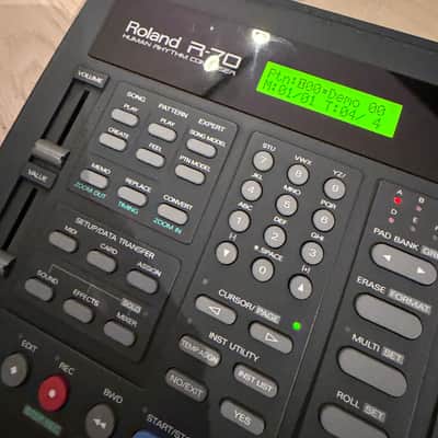 Roland R-70 Human Rhythm Composer 1990s - Black image 3