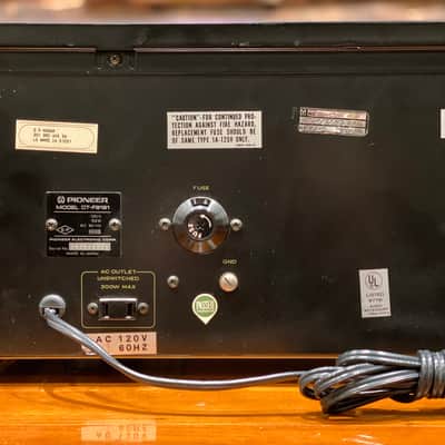 Pioneer CT-F9191 4-Track Stereo Cassette Tape Deck - Recently Cleaned - Amazing Shape image 14