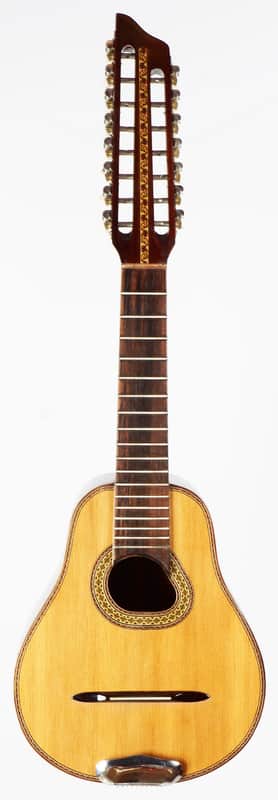 Rare Ecuadorean Bandolin, Bandolim, Mandolin, Cittern, 15-Strings, For Repair image 1