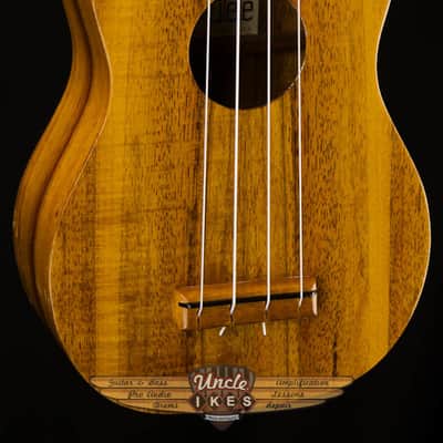 Vintage 70's Kamaka Koa Soprano Ukulele, Koa, White Label, Uke, Hawaiian, Hardcase image 6