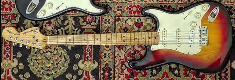 Fernandes FST 1976 - Sunburst - Sen ash - MIJ Vintage Stratocaster image 1