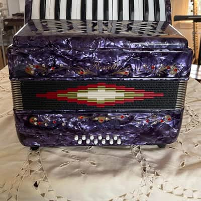 Rosetti 12 Bass Accordion - Purple image 1