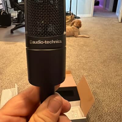 Audio-Technica AT2035 Large Diaphragm Cardioid Condenser Microphone 2010s - Black image 4