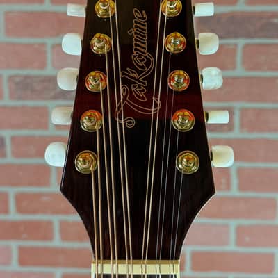 Takamine GD74CE-12U Dreadnought Cutaway 12-String Acoustic-electric Guitar - Gloss Natural image 7