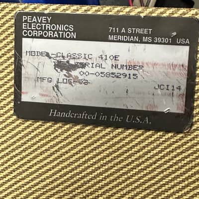Peavey Classic 410E 4x10 Cabinet with Weber Alnico Blue Pup and Celestion Vintage 10 Speakers #52915 image 6