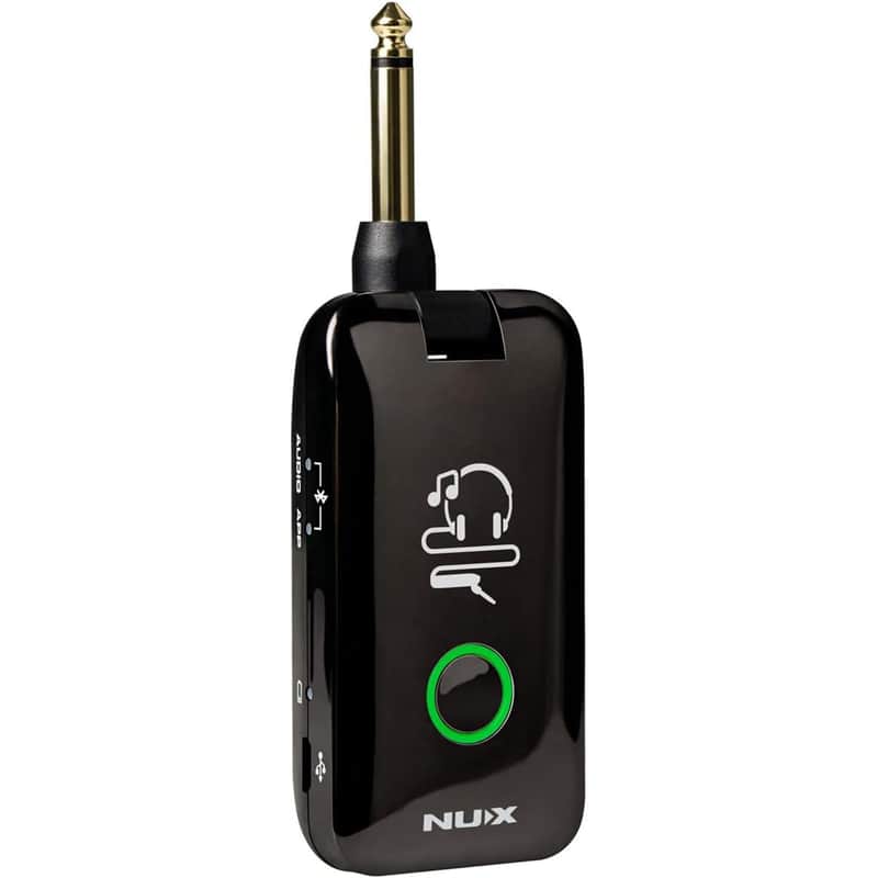 NUX Mighty Plug MP-2 Guitar and Bass Modeling Headphone Amplug image 1