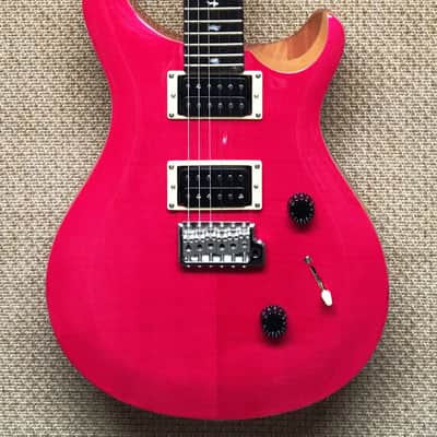 PRS SE Custom 24 Electric Guitar, Bonnie Pink, Maple Cap/Neck, Mahogany, 85/15s PUs, Gig Bag. image 2