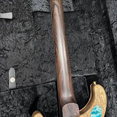 2024 Paul Reed Smith PRS McCarty 594 Private Stock 11482 One Piece Quilt Top Bahama Blue Dragons Breath image 11