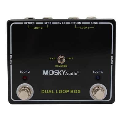 Mosky Audio Dual Loop Box Dual Reverse Looper Pedal Two Separate Loops image 1