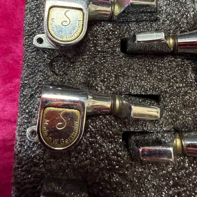 1970s 1980s Schaller 3 x 3 M6 Tuners - Chrome | Vintage Gibson Guild image 9