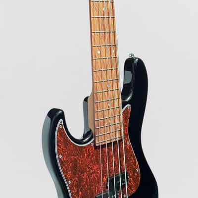 Sadowsky MetroExpress 21 Fret Hybrid PJ 5 String Morado Board Lefthand Electric Bass Guitar - Black image 6