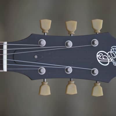 Patrick James Eggle Macon Single Cut Semi Hollowbody - Nitro Tobacco Burst image 9