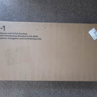 Behringer MS-1 / MS-101 Analog Synthesizer 2019 Red Original Box Grip Strap Manual Power image 2